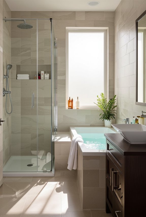 compact tubs sleek walk ins