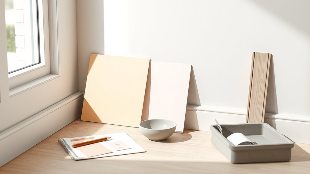 compare paint samples thoroughly