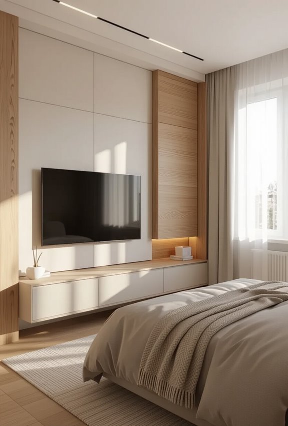 concealable sliding or folding panel