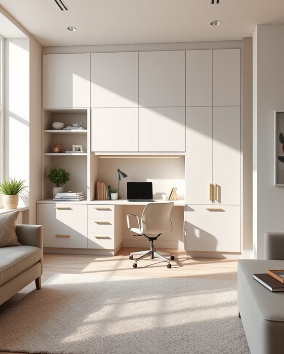 concealed office for productivity