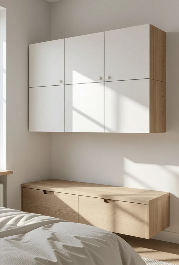 concealed soft close storage cubes