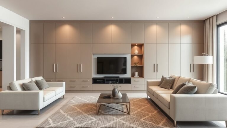 concealed storage living room