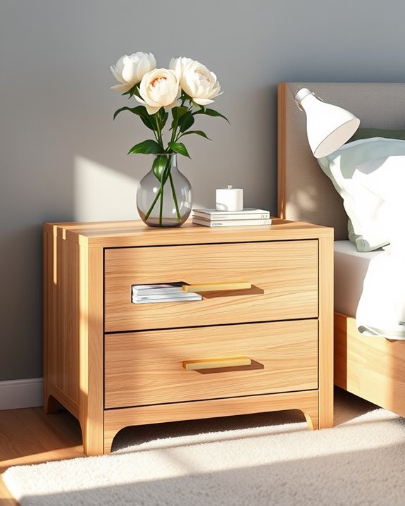 concealed storage nightstand designs