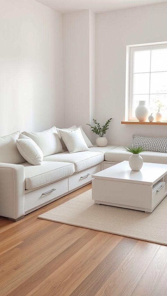 concealed storage solutions recommended
