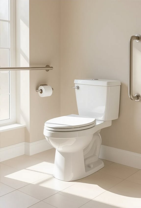 concealed tank floor mounted ada toilet
