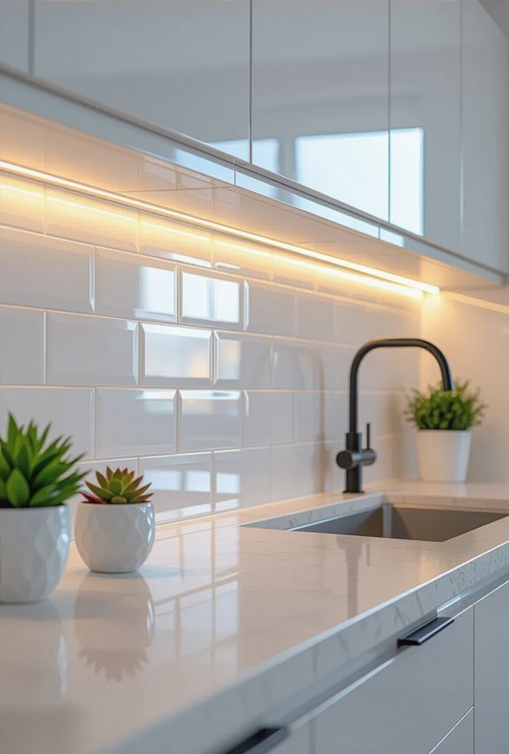 concealed wiring for backsplash