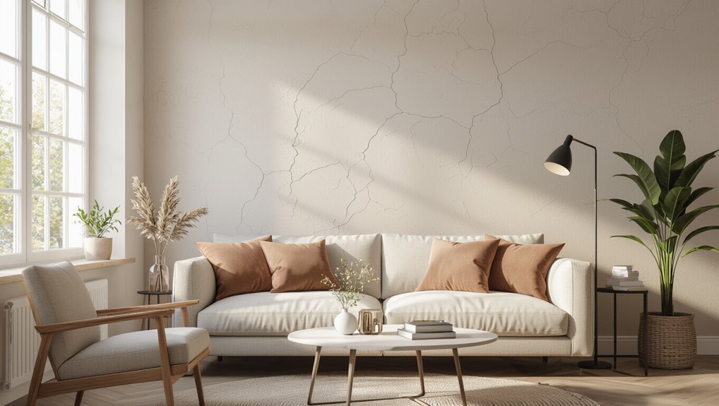 concealing wall imperfections effectively