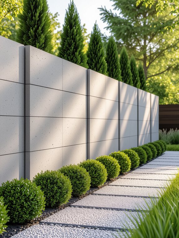 concrete fence cost factors