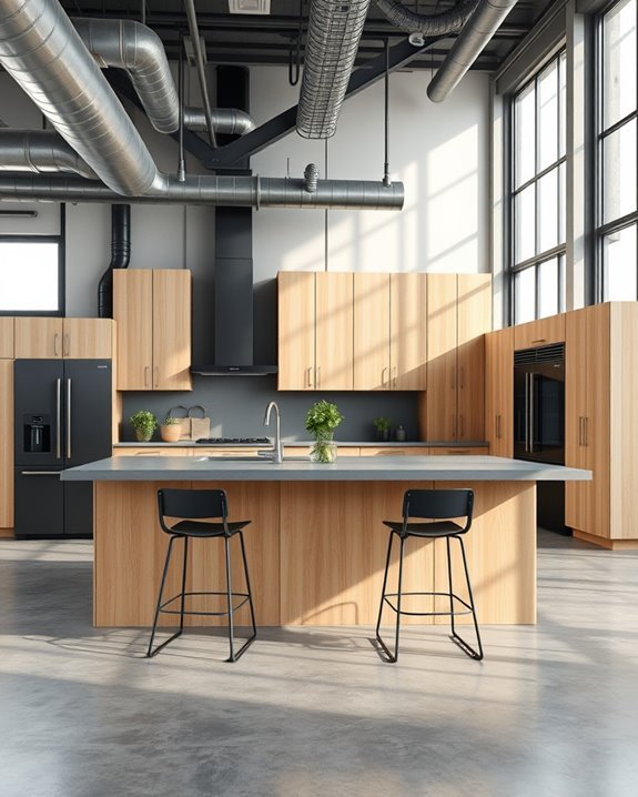 concrete kitchen design aesthetics