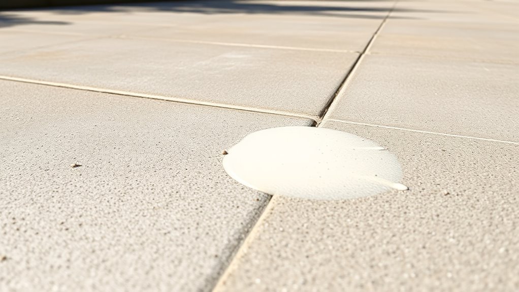 concrete paint dry and cure