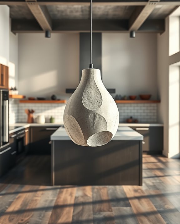 concrete pendant light fixtures