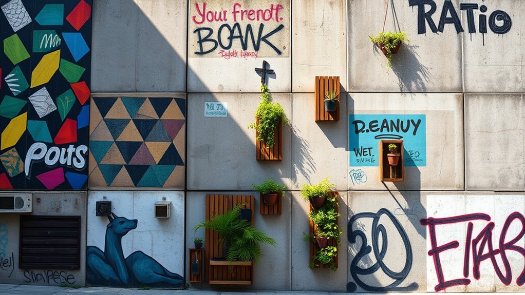 concrete wall decoration ideas