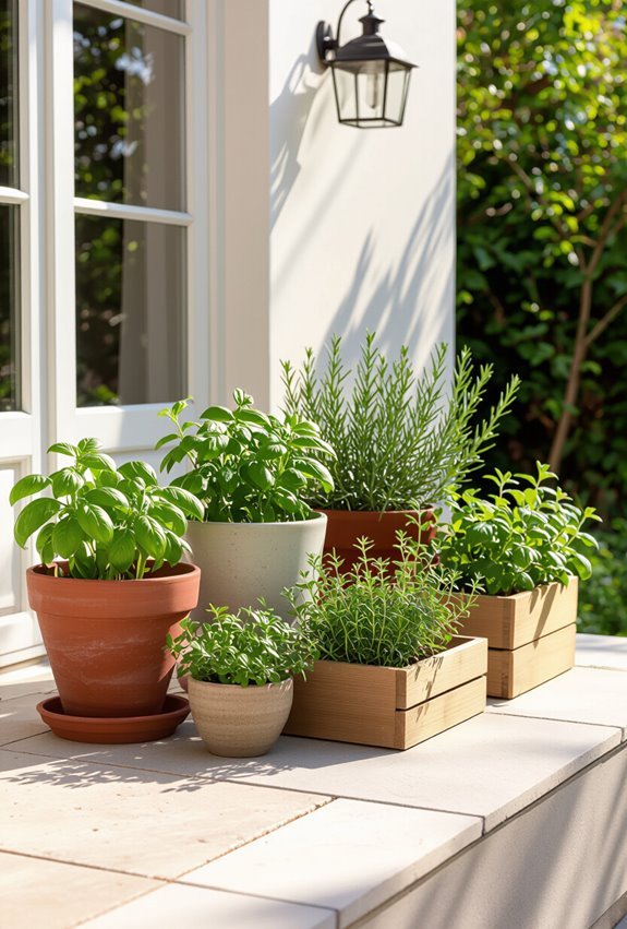 container herb garden tips