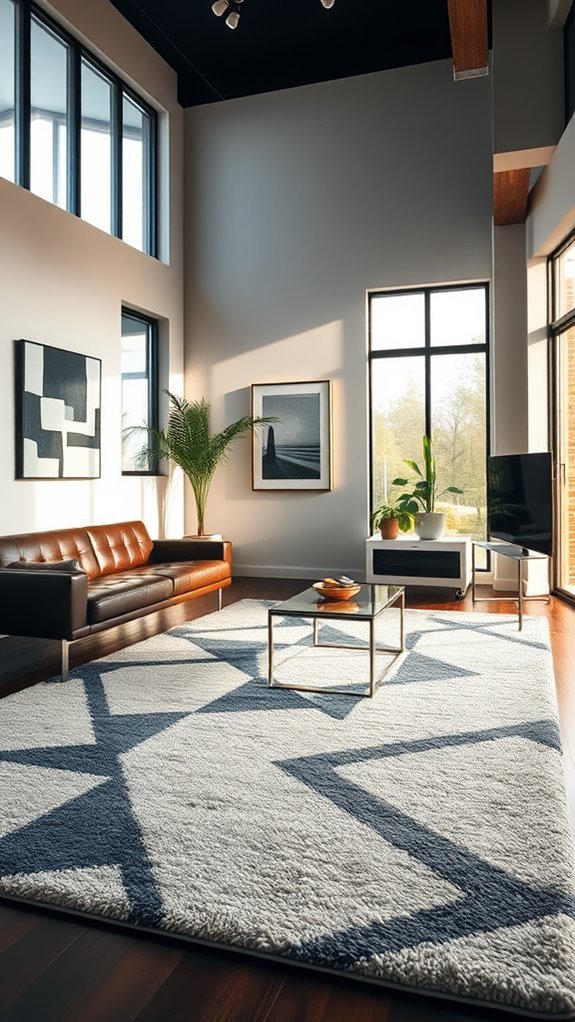 contemporary decorative floor coverings