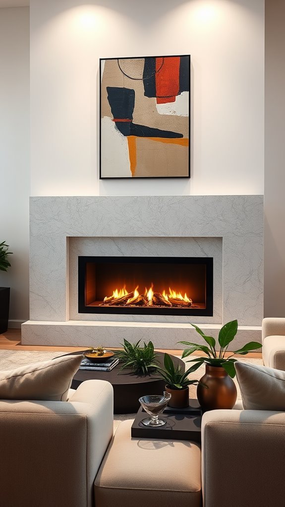 contemporary hearth aesthetic trends