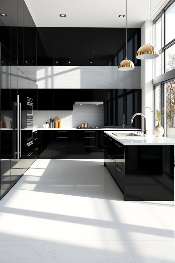 contemporary high gloss elegance