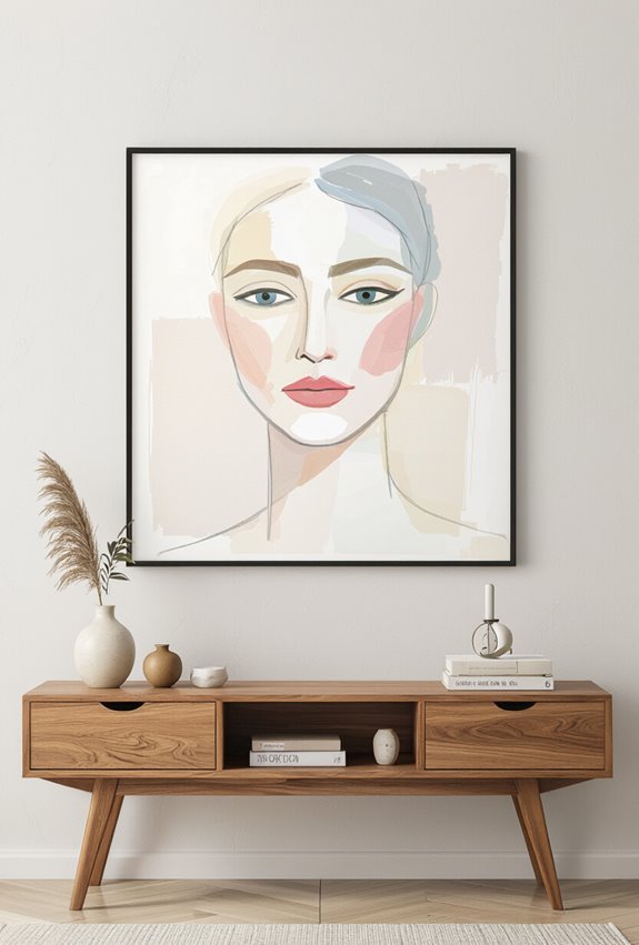 contemporary intimate familial square portraits