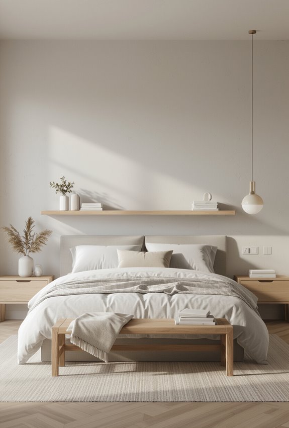 continuous shelf anchors bed