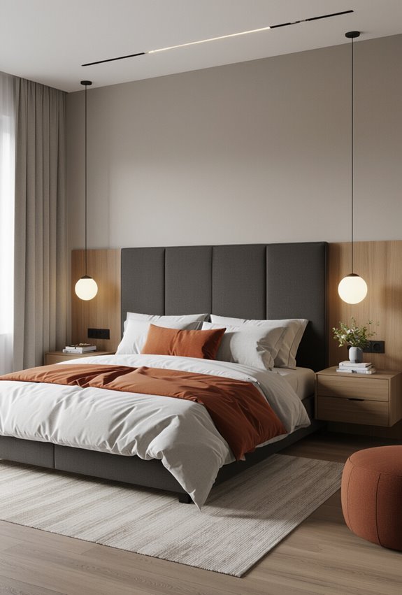 contrast colors emphasize asymmetry