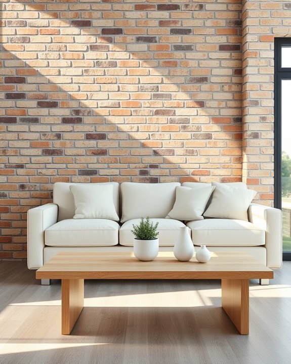 contrast of warmth and simplicity