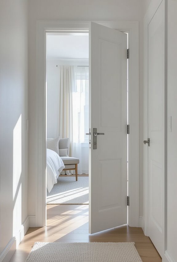 control interior doors for airflow