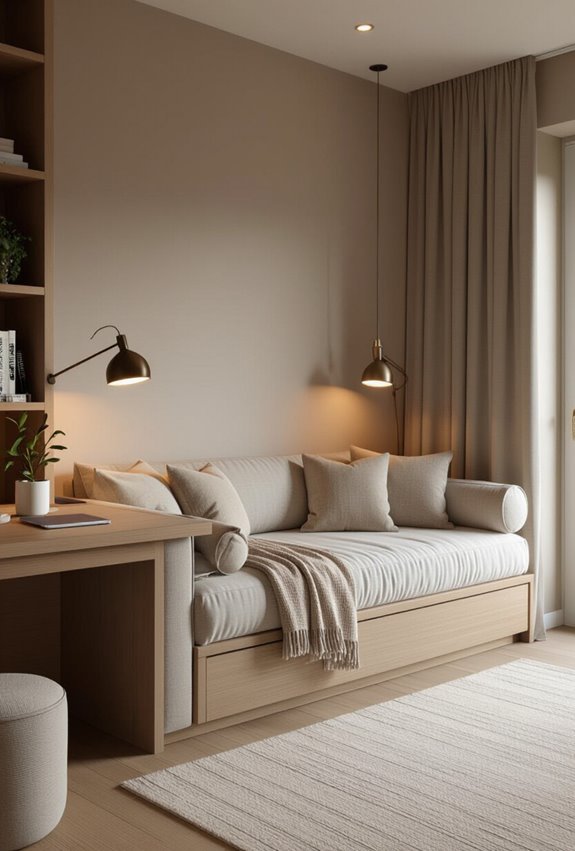 convertible daybed for workspace