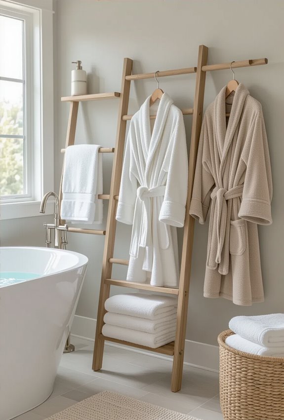 coordinated monogrammed patterned linens