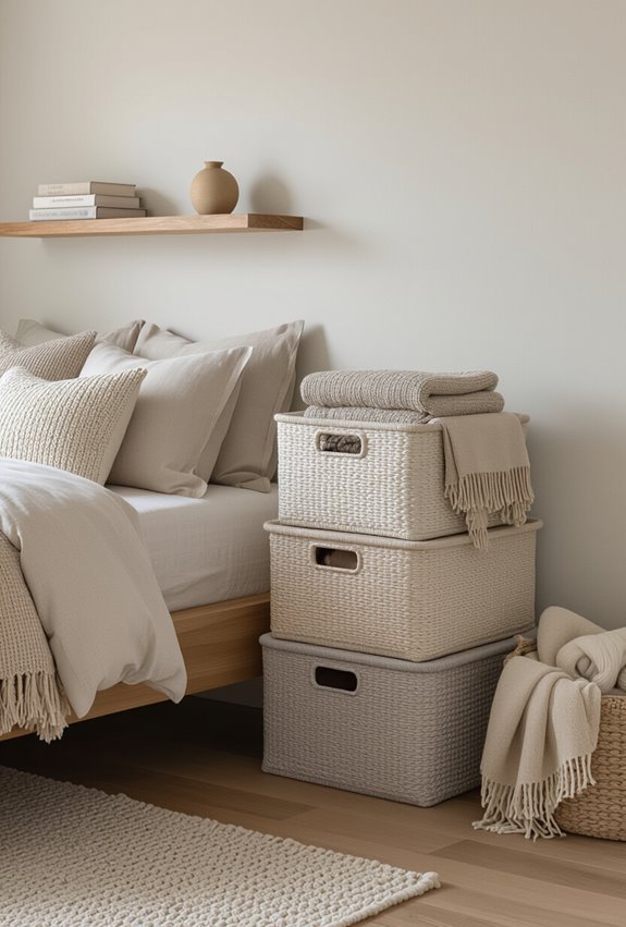 coordinated stylish labeled storage