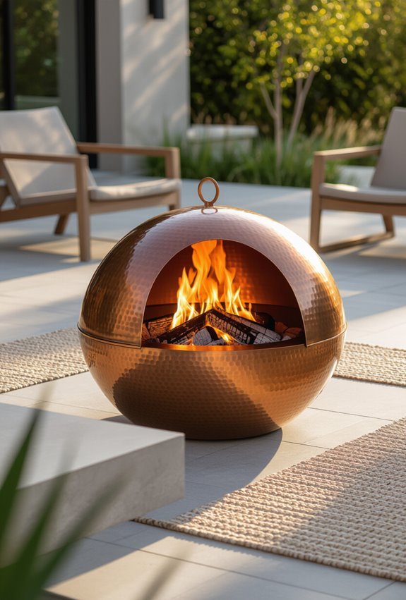 copper cloche efficient ambient heating