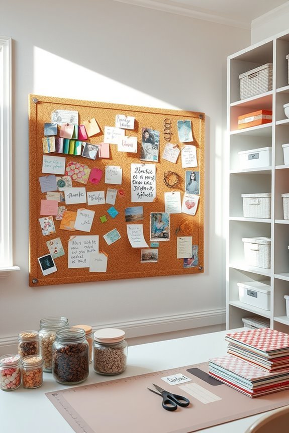 corkboard sparks creative inspiration