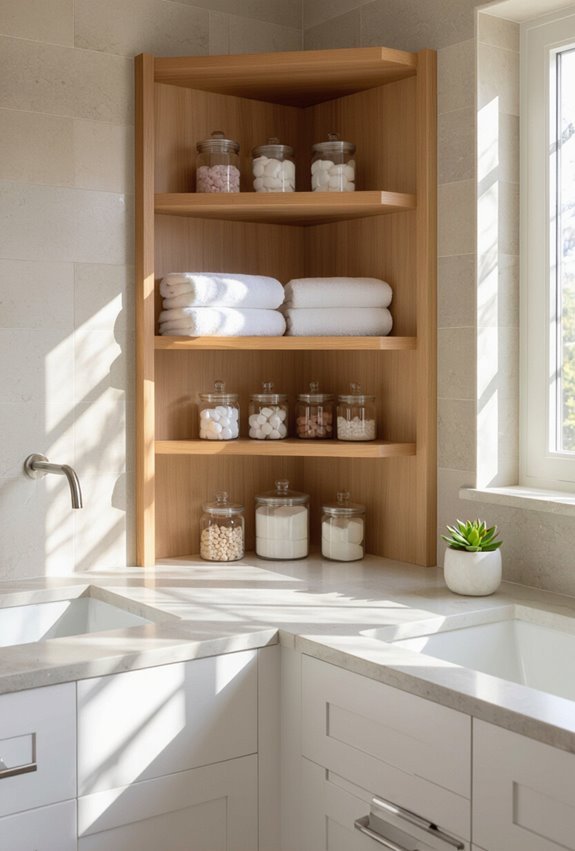 corner cabinets maximize storage