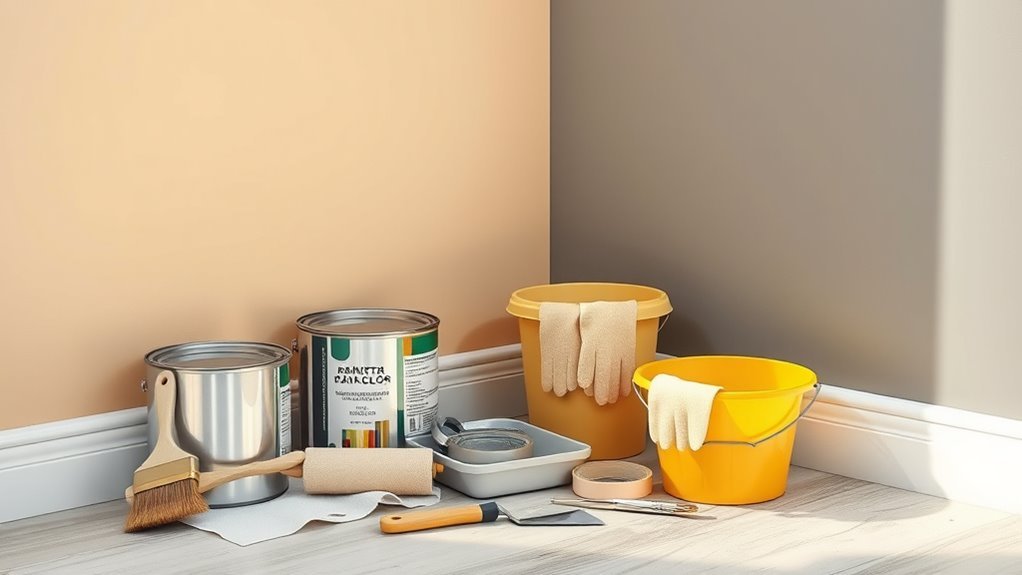 corner painting tools checklist