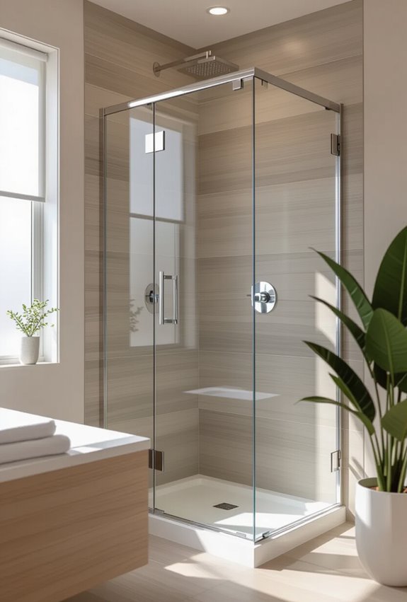 corrosion resistant shower door hardware