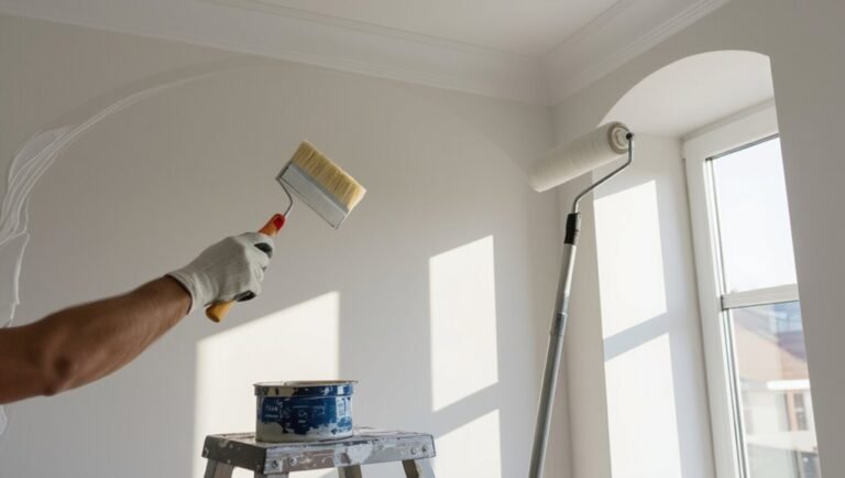 coved ceiling painting steps