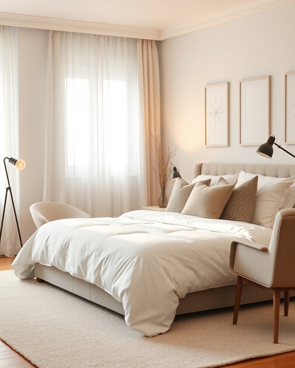 cozy ambient bedroom lighting