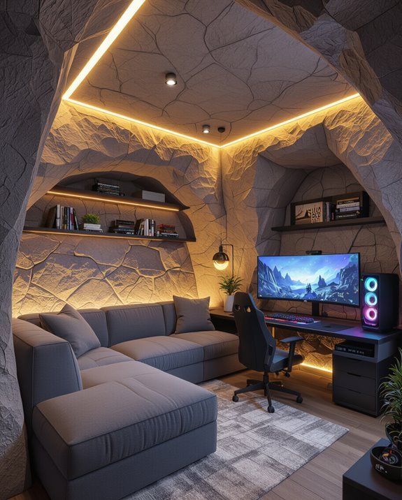 cozy ambient gaming atmosphere