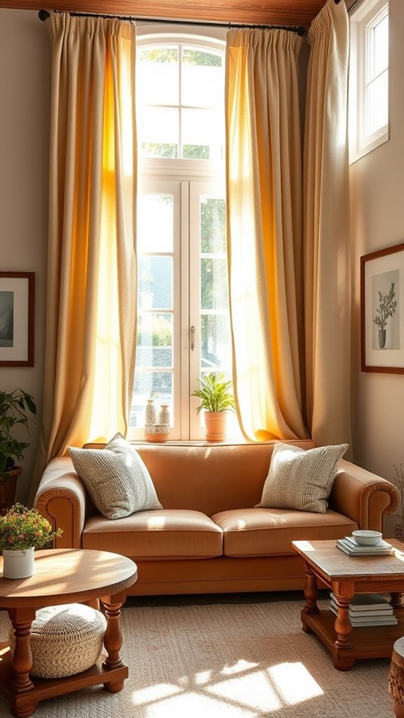 cozy and stylish curtains