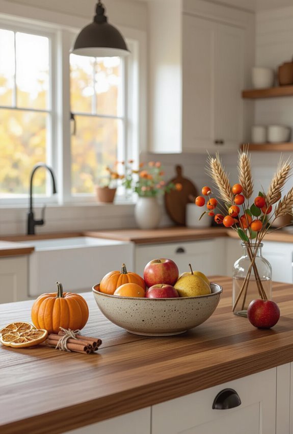 cozy autumn kitchen warmth