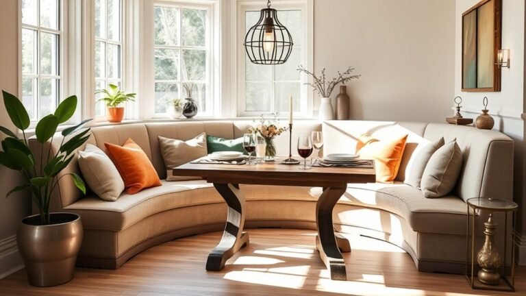 cozy banquette dining ideas