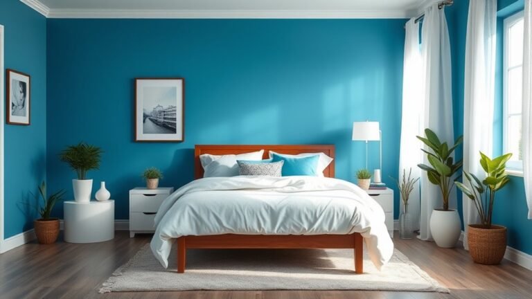 cozy blue bedroom inspiration
