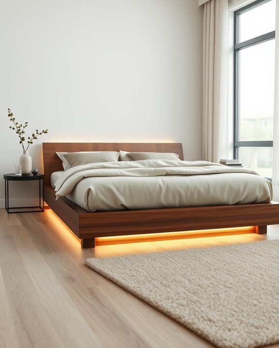 cozy box bed lighting