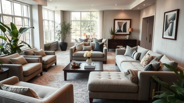cozy chaise lounge arrangements