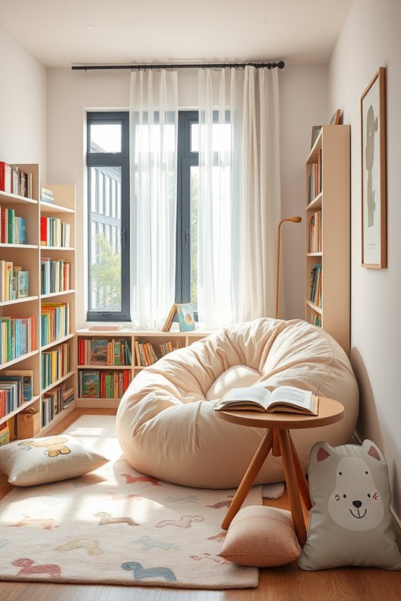cozy children s reading corner