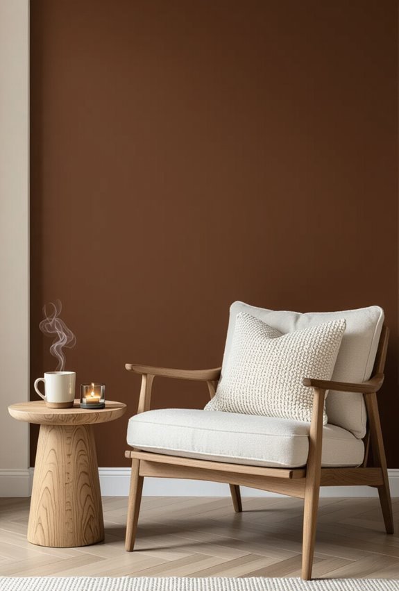 cozy cocoa brown retreat