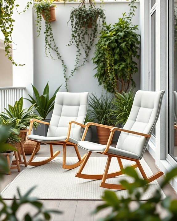 cozy compact rocking chairs