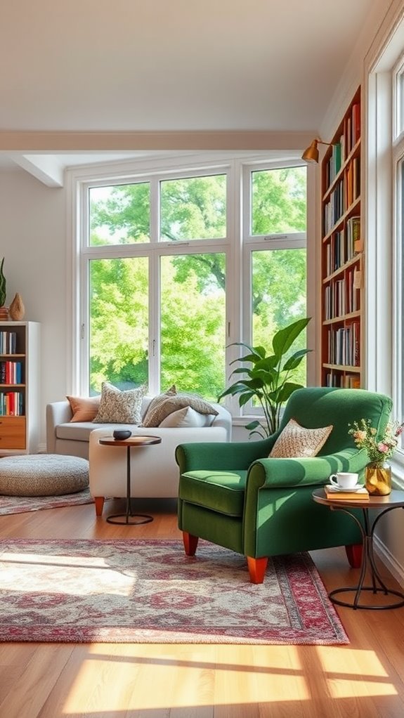 cozy corner for reading
