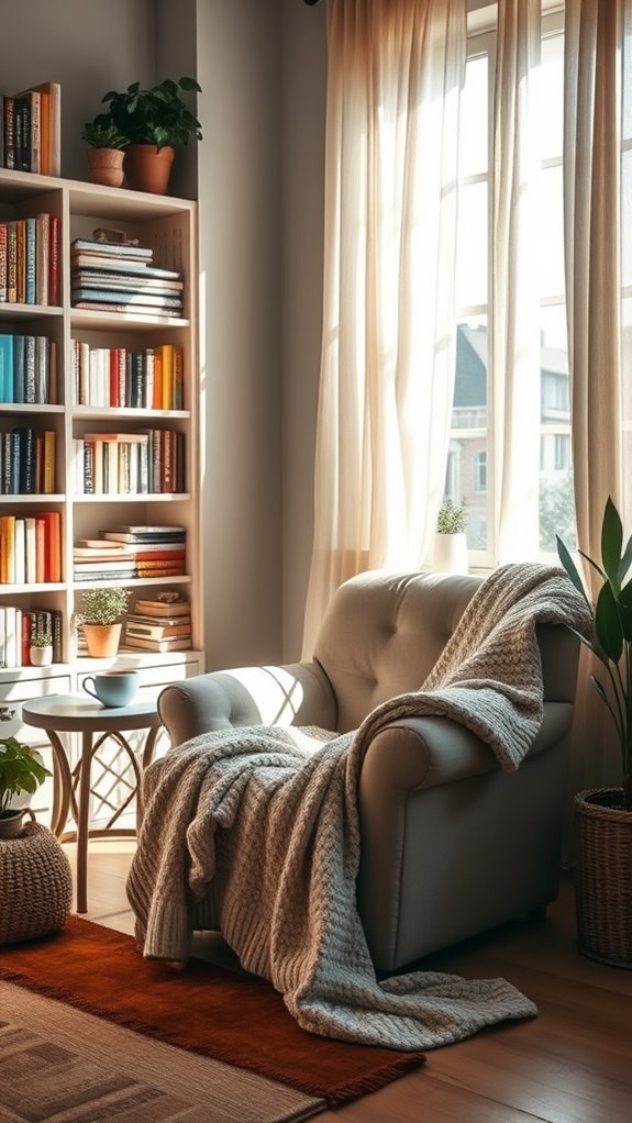 cozy corner for reading