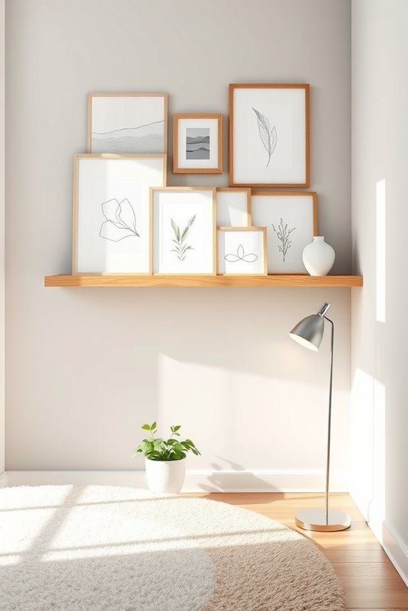 cozy corner gallery ledge