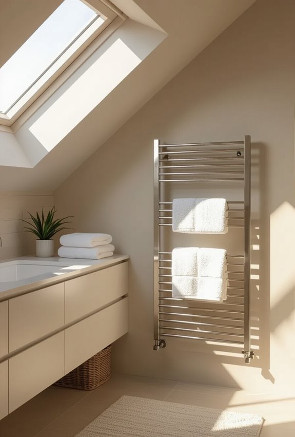 cozy electric or hydronic towel warmers