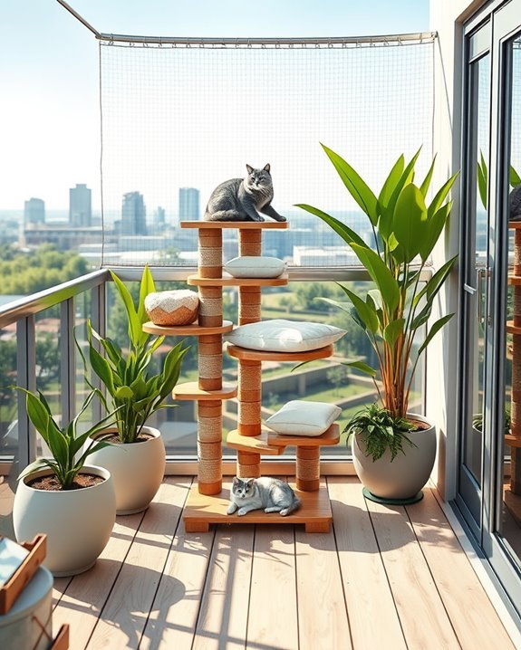 cozy engaging cat playgrounds